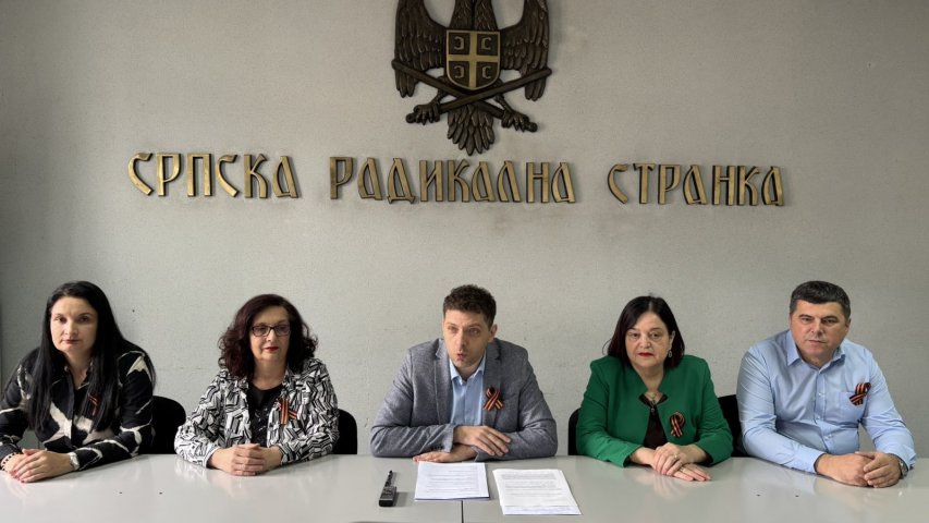 Конференција за новинаре Српске радикалне странке, 3. април 2025. године