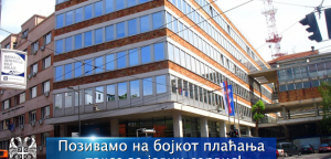 Pozivamo na bojkot plaćanja takse za javni servis!