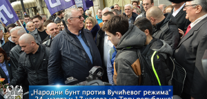 „Narodni bunt protiv Vučićevog režima“ - 24. marta u 17 časova na Trgu republike!