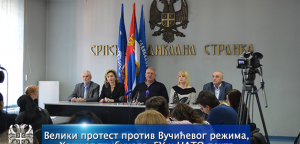 Veliki protest protiv Vučićevog režima, Haškog tribunala, EU i NATO pakta!