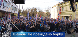Šešelj: Ne prekidamo borbu dok ne osvojimo vlast!
