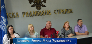 Šešelj: Režim Mila Đukanovića beskrupulozno progoni srpski narod!