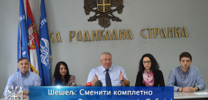 Šešelj: Smeniti kompletno rukovodstvo Radio-televizije Srbije!