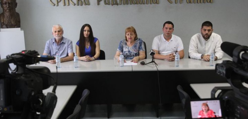 Konferencija za novinare Srpske radikalne stranke, 8. jul 2021. godine